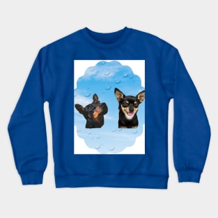 two dogs Crewneck Sweatshirt